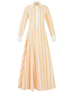 Rosie Assoulin Groovy Shirt Dress - White
