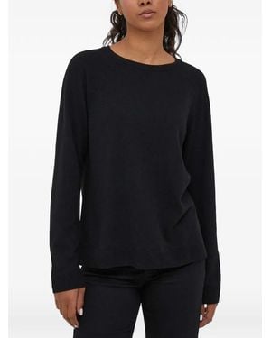 Benetton Jersey Con Manga Raglán - Negro