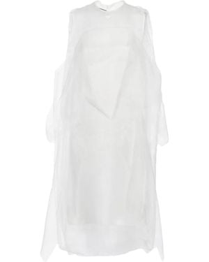 Prada Technical Voile Dress - White
