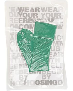 Comme des Garçons Fishnet Socks - Green