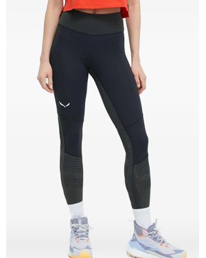 Salewa Legging À Logo Imprimé - Blue