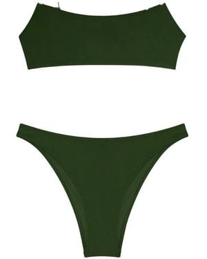 Lido Scoop-Neck Bikini - Green