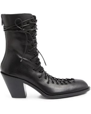 Ann Demeulemeester Noelia Schnürstiefel - Schwarz