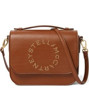 Stella McCartney Stella Logo Cross Body Bag - Brown