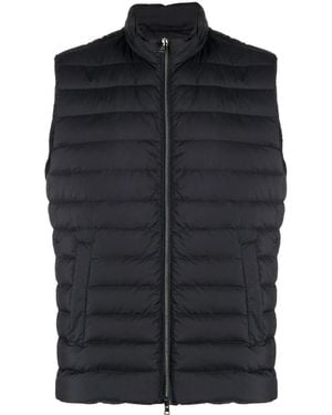 Herno Padded Zip-Up Gilet - Black