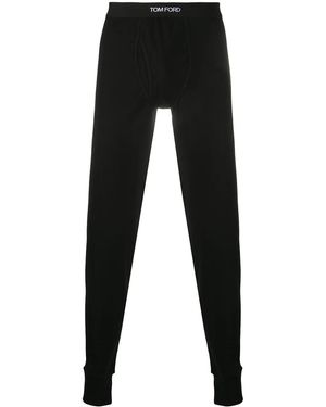 Tom Ford Logo Waistband Long Johns - Black