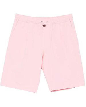 KIRED Drawstring-Waist Cotton Shorts - Pink