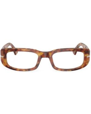 Persol Occhiali Da Sole Rettangolari Tartarugati - Marrone