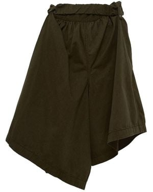 OPEN YY Skorts con cintura vuelta - Verde