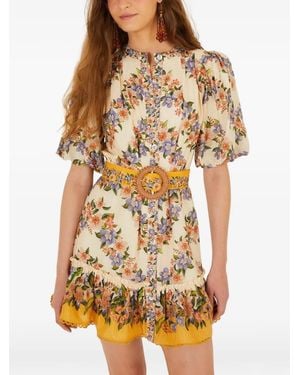 FARM Rio Mini Dress - White