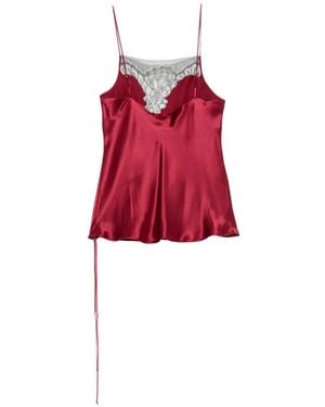 Carine Gilson Camisole-Top Aus Seide - Rot