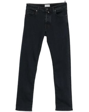 Jacob Cohen Logo-Patch Jeans - Black