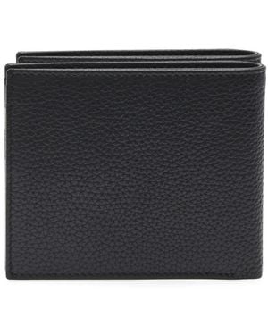 Lancel Leon Grained Leather Wallet - Black
