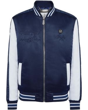 Philipp Plein Racing Club Bomber Jacket - Blue