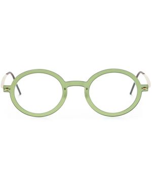 Lindberg Round-Frame Glasses - Green