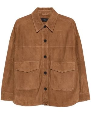 Arma Kaylee Suede Jacket - Brown