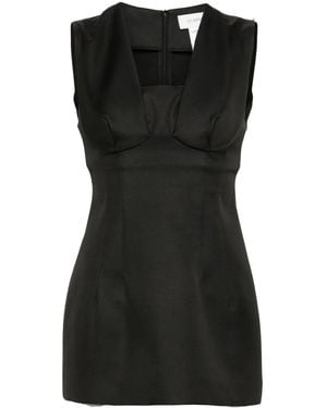 Sportmax Corset-Style Sleeveless Top - Black