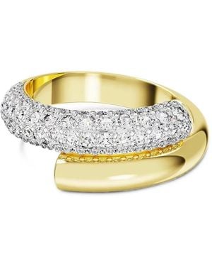 Swarovski Crystal-Embellished Wrap Ring - Metallic