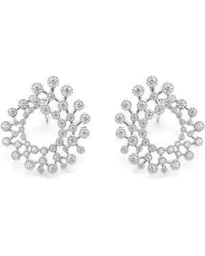 Zydo Wrap Diamond Earrings - White