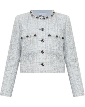 Self-Portrait Jacket - Grey