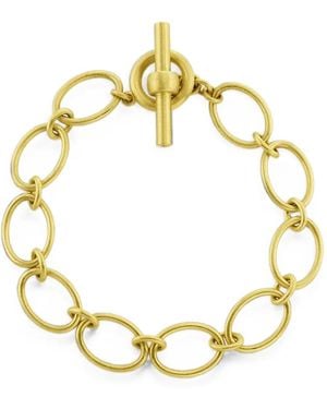LEIGH MAXWELL T-Bar Link Bracelet - Metallic