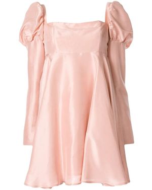 Macgraw Vestido Corto De Seda Romantic - Rosa