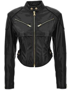 Versace Jeans Couture Leather Jacket - Black