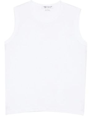Comme des Garçons Cotton Tank - White