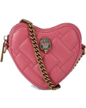 Kurt Geiger Micro Heart Cross Body Bag - Pink
