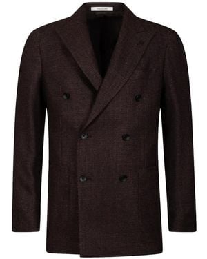 Tagliatore Blazer Con Solapas De Pico - Negro