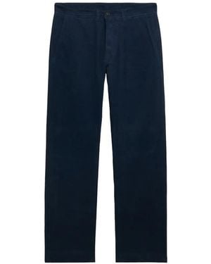Fortela Corduroy Welt Trousers - Blue