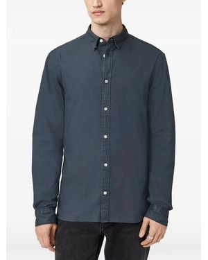 AllSaints Hawthorne Buttoned Shirt - Blue