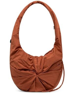 Côte&Ciel Po Ruched Knotted Tote Bag - White