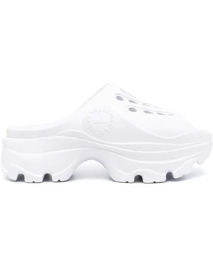 adidas By Stella McCartney Logo-Embossed Clogs - White