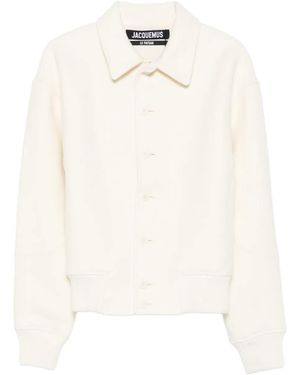 Jacquemus Le Bomber Feltro - White