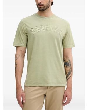 Barbour Logo-Detail T-Shirt - Green