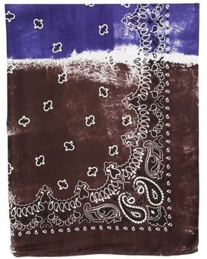 Destin Paisley-Schal - Blau