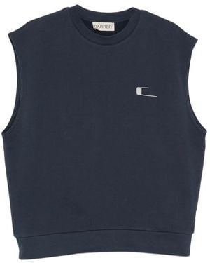 Carrera Logo-Print Crew-Neck Vest - Blue