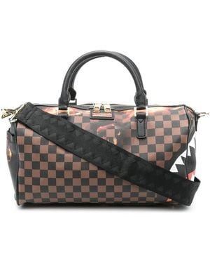 Sprayground Mixed Print Holdall - Black