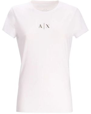 ARMANI EXCHANGE ロゴ Tシャツ - ホワイト