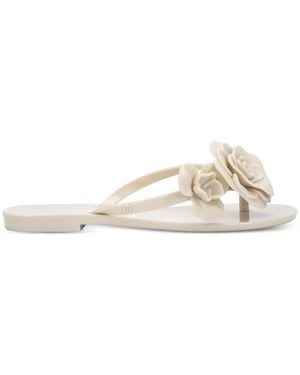 Melissa Harmonic Springtime Flip-Flops - Natural