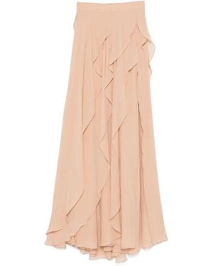 Elie Saab シルク スカート - ナチュラル