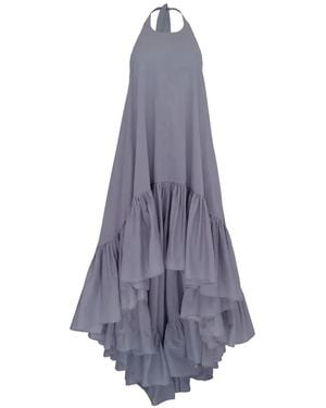 Azeeza Hannah Ruffled Dress - Gray