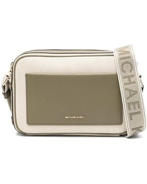 Michael Kors Large Maeve Cross Body Bag - Natural