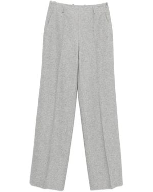 Ermanno Scervino Wool Blend Trousers - Grey