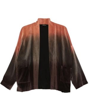 Yavi Veste Effet Tie Dye - Marron