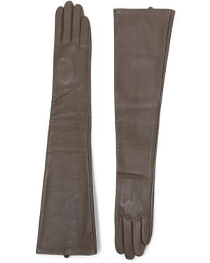 THE GARMENT Long-Length Leather Gloves - Brown