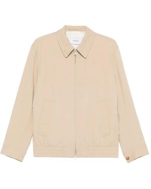 Lardini Aiden Zip-Up Jacket - Natural