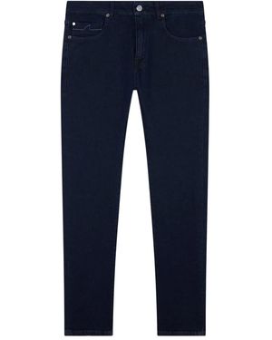 Paul & Shark Giza Cotton Denim Jeans - Blue