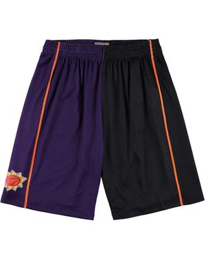 Mitchell & Ness X Nba Phoenix Suns 2001 Split Swingman Shorts - Blue